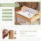 Toddler Multi-functional Activity Table and Chair Set with Paper Roll Holder